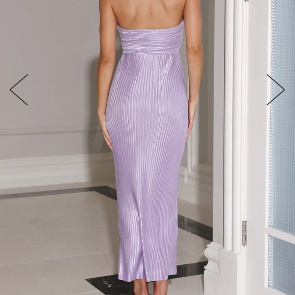 CHASE THE BLUES MAXI DRESS LILAC- HELLO MOLLY - Picture 2 of 8